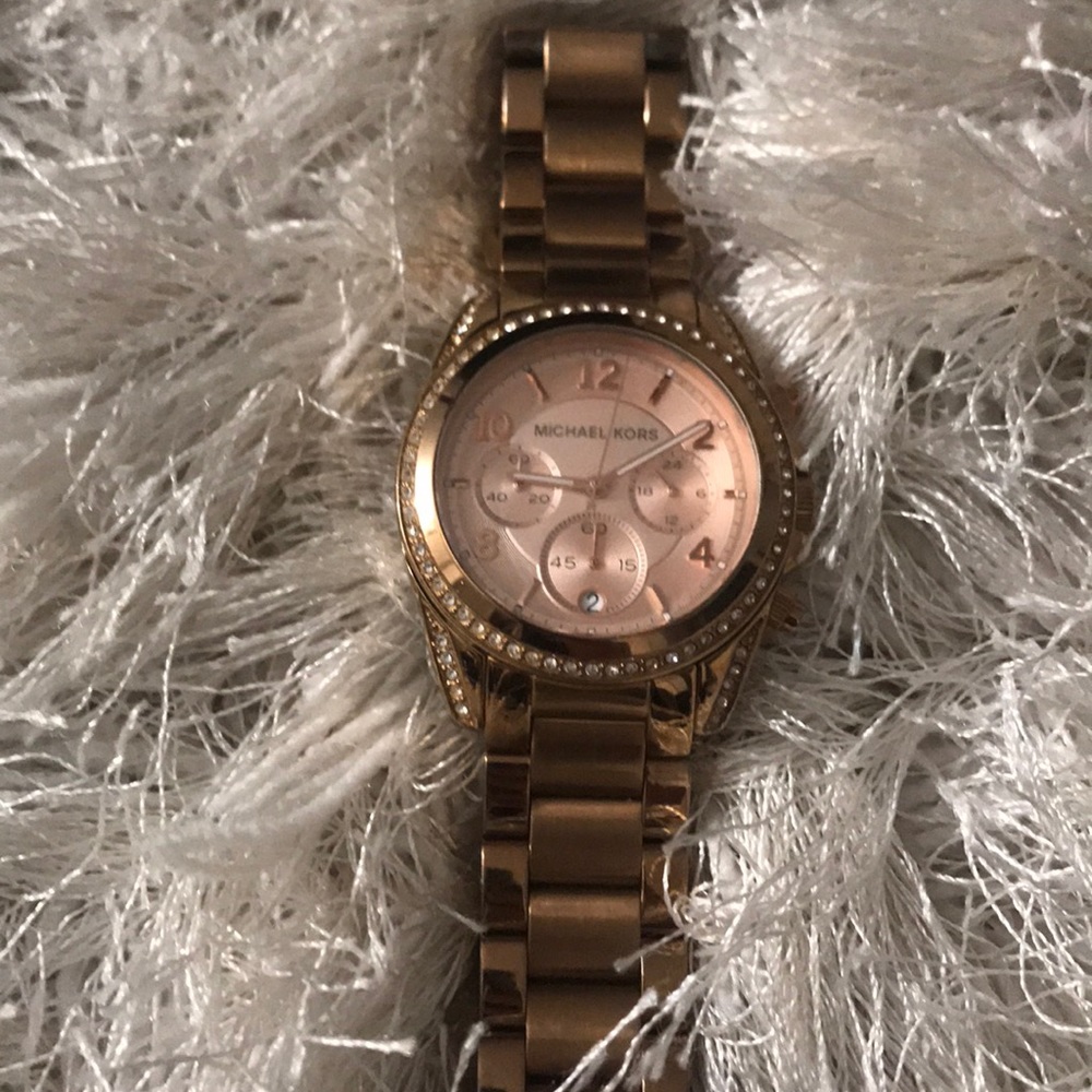 Michael Kors Rose gold watch